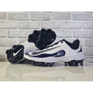 Nike Alpha Huarache Elite 4 Low MCS Navy Baseball Cleats FD6255-107 Sz 13
